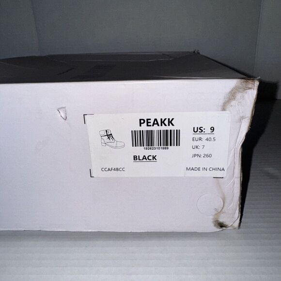 Dream Paris Boots Size US9 Black New - Picture 10 of 11